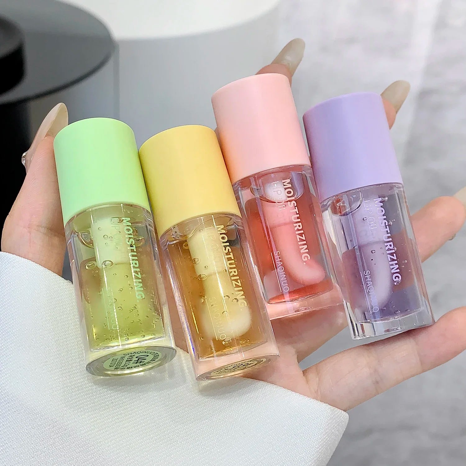 Water Light Lip Gloss Moisturizer Transparent Jelly Mirror Fruit