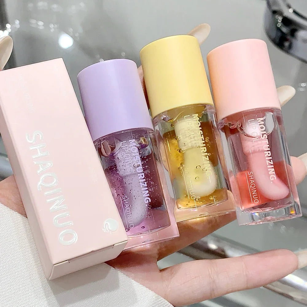Water Light Lip Gloss Moisturizer Transparent Jelly Mirror Fruit